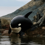 Ein junger Orca blieb auf den Felsen stecken und schrie stundenlang vor Schmerz, flehend um Rettung – und als die Retter eintrafen, geschah etwas Ungewöhnliches…