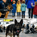 Ein kleines Mädchen gab einem Polizeihund ein stummes Signal. Was der Hund als Nächstes tat, schockierte alle.